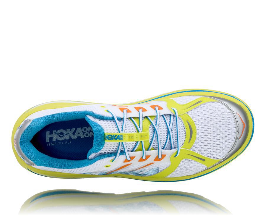 Hoka One One ランニングシューズ メンズ 白 - Bondi B - XC7369401